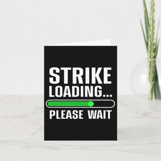 Carte Cool Bowling Art Pour Hommes Femmes Bowler Bowling (Devant)