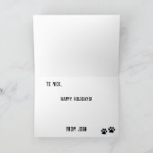 Carte Cool Bulldogs Noël (Intérieur)