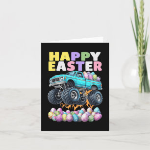 Carte Cool Chemises de Pâques garçons Monster Truck Happ