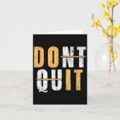 Carte Cool Do It Affiramation Ne Quitte Pas L'Inspecteur (Fleur jaune)