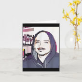 Carte Cool Dude  (Fleur jaune)