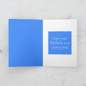 Carte Cool Dude Australian Shephard Folded Greeting Card (Intérieur)