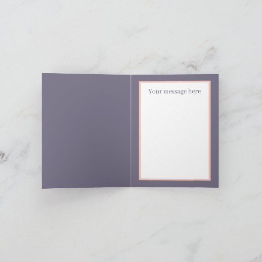 Carte Cool éléphant amour ajouter un message (Intérieur)