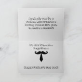 Carte Cool Gold Scripts Meilleur Papa Jamais Fête des pè (Intérieur)