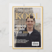 Carte Cool Graduate Fake Magazine Couverture pour Grad C (Devant)