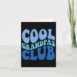 Carte Cool Grandpas Club Meilleur Grand-Père Ever Fête d