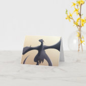 Carte Cool Grey Wyvern (Fleur jaune)