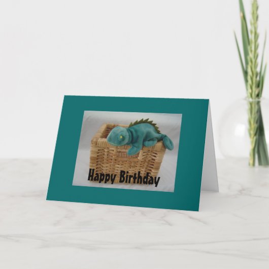 Carte Cool Lazy Lizard (Devant)