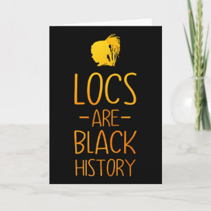 Carte Cool Locs Art pour les femmes maman cheveux afro h