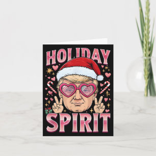 Carte Cool Noël Trump Holiday Spirit Sweater Xmas P