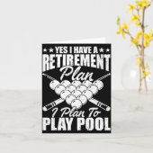 Carte Cool Ol Design For Men Women Billiards Lover Ol Pl (Fleur jaune)