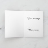 Carte Cool personnalisable photo unique première Fête de (Intérieur)