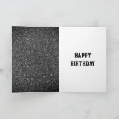 Carte cool personnalisée 16e anniversaire (Intérieur)