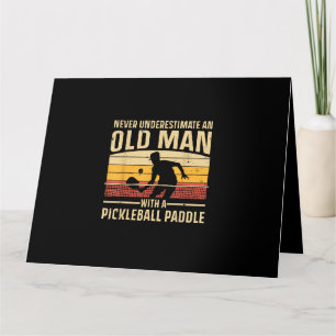 Carte Cool Pickleball Art Pour Hommes Femmes Paddle Pick