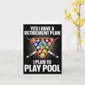 Carte Cool Pool Conception Pour Hommes Femmes Billard Lo (Fleur jaune)