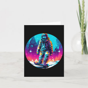 Carte Cool Pour Snowboard Et Ski Lover Dans Le Moun Blan