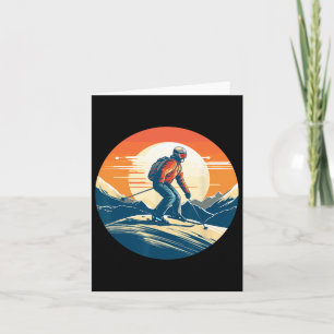 Carte Cool Pour Snowboard Et Ski Lover Dans Le Moun Blan