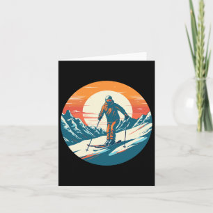 Carte Cool Pour Snowboard Et Ski Lover Dans Le Moun Blan