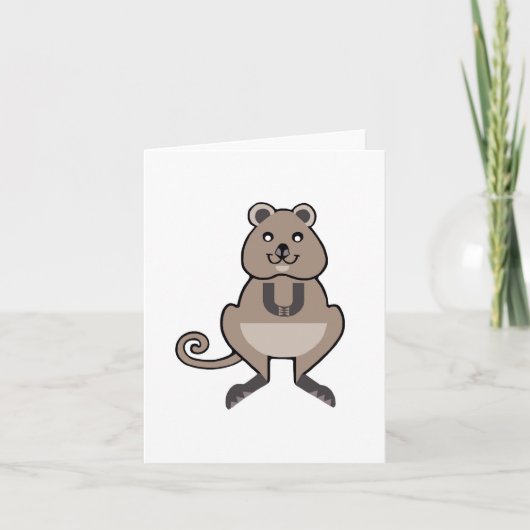 Carte Cool QUOKKA - Marsupial - Faune - Nature - (Devant)
