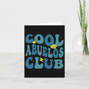 Carte Cool rétro super Abuelos Club Fête des pères Nouve
