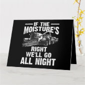 Carte Cool si l'humidité juste fermier cadeau Funny Far (Fleur jaune)