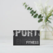 Carte Cool simple Silver Fitness Trainer (Debout devant)