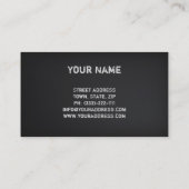 Carte Cool simple Silver Fitness Trainer (Dos)