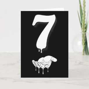 Carte Cool Six Seven 6 7 Mème Slang Gen Alpha Costume Ma