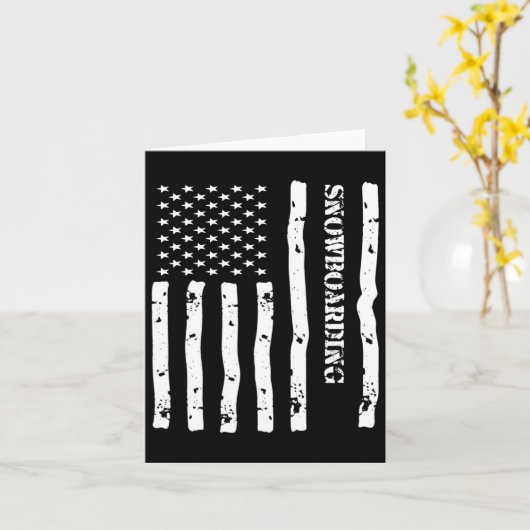 Carte Cool Snowboard Things Stuff Accessoires Usa Fla (Fleur jaune)