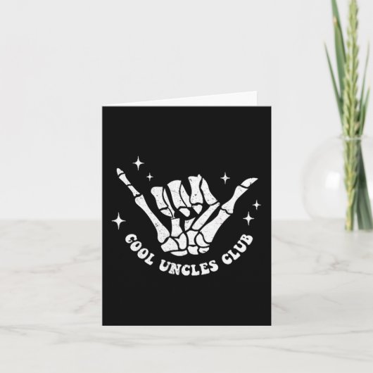 Carte Cool Uncles Club Uncle Cke Birthday Father's Day  (Devant)