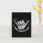 Carte Cool Uncles Club Uncle Cke Birthday Father's Day  (Fleur jaune)