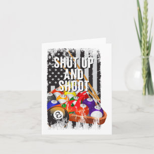 Carte Cool Usa Pool Billard Citations De Jeu Shup Et Sh