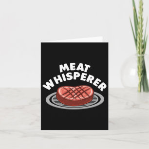 Carte Cool Viande Pour Hommes Femmes Chef Viande Griller