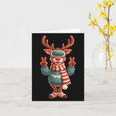 Carte Cool Virtual Reality Reindeer Costume For Adults A (Fleur jaune)