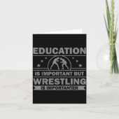 Carte Cool Wrestling Design For Men Women Kids Wrestler (Devant)
