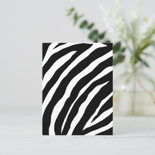 Carte cool Zebra Stripes (Debout devant)