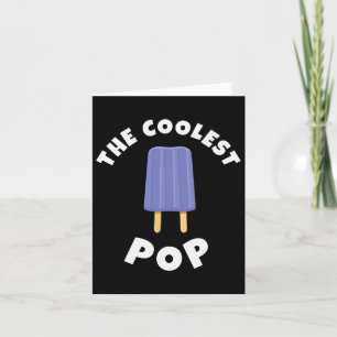 Carte Coolest Pop Funky Fête des pères Cool Papa Joke Pa