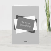 Carte Coolest Uncle 5 photo gris blanc anniversaire (Dos)