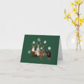 Carte Coonhler Antlers Green (Fleur jaune)