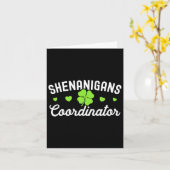 Carte Coordinateur de Shenanigans Happy Jour de la Saint (Fleur jaune)