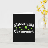 Carte Coordinateur de Shenanigans Happy Jour de la Saint (Fleur jaune)