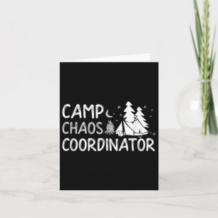 Carte Coordinateur du camp Chaos Directeur d'été Conseil