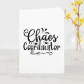 Carte Coordinateur du Chaos (Fleur jaune)