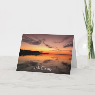 Carte Coorong au crépuscule