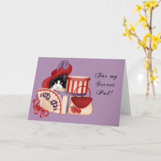 Carte Copain de secret de Red Hat (Fleur jaune)