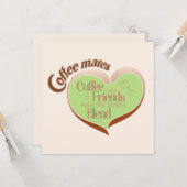 Carte Copains de café (Devant/Arrière en situation)