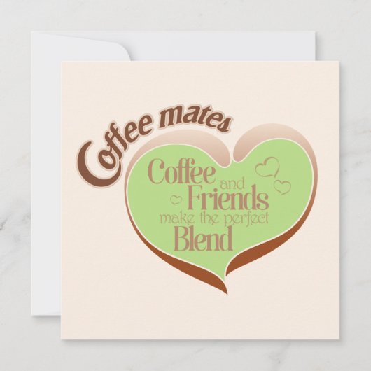 Carte Copains de café (Devant)