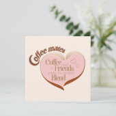 Carte Copains de café (Debout devant)