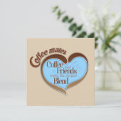 Carte Copains de café (Debout devant)