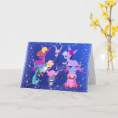 Carte Copains Sourires (Fleur jaune)